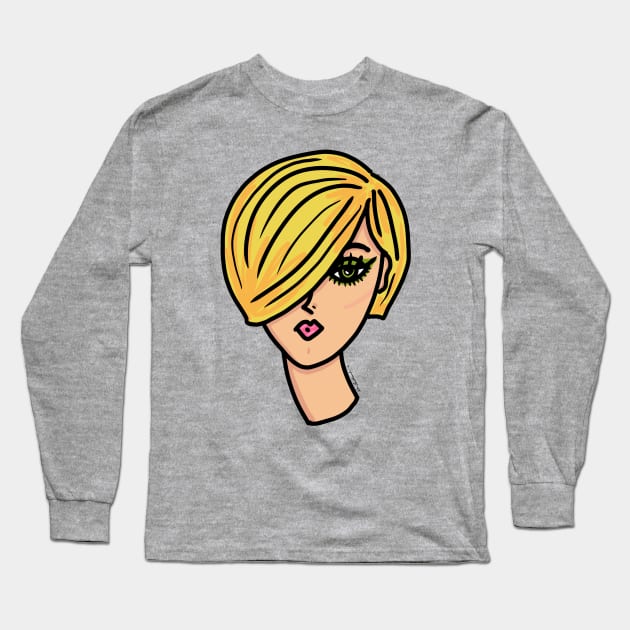 Sharon Long Sleeve T-Shirt by loeye